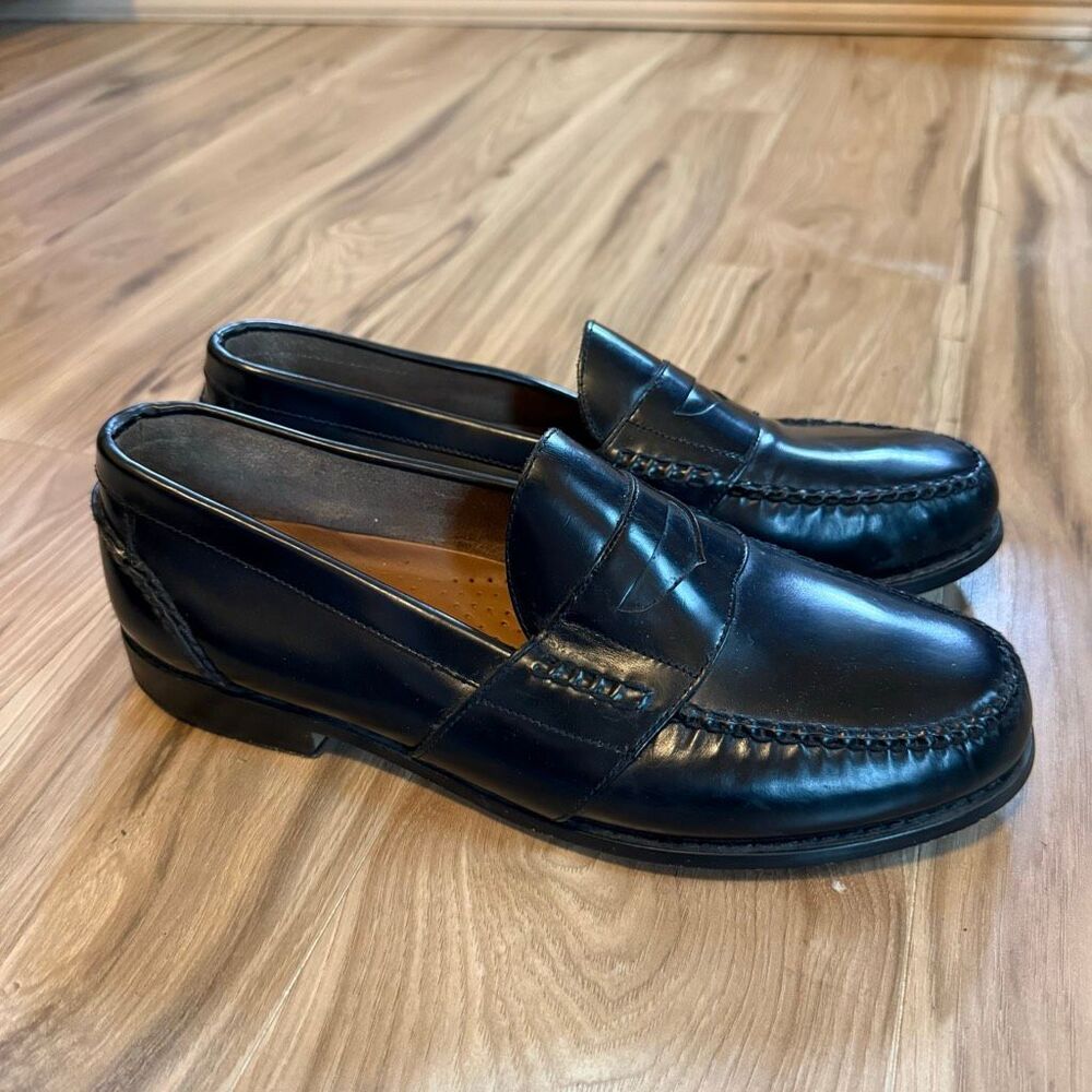 Bass Weejuns "Brunell" Penny Loafers Mens 10/ Women 11.5 Black
